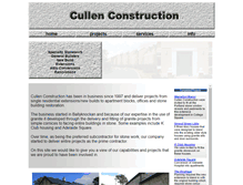 Tablet Screenshot of cullenconstruction.ie